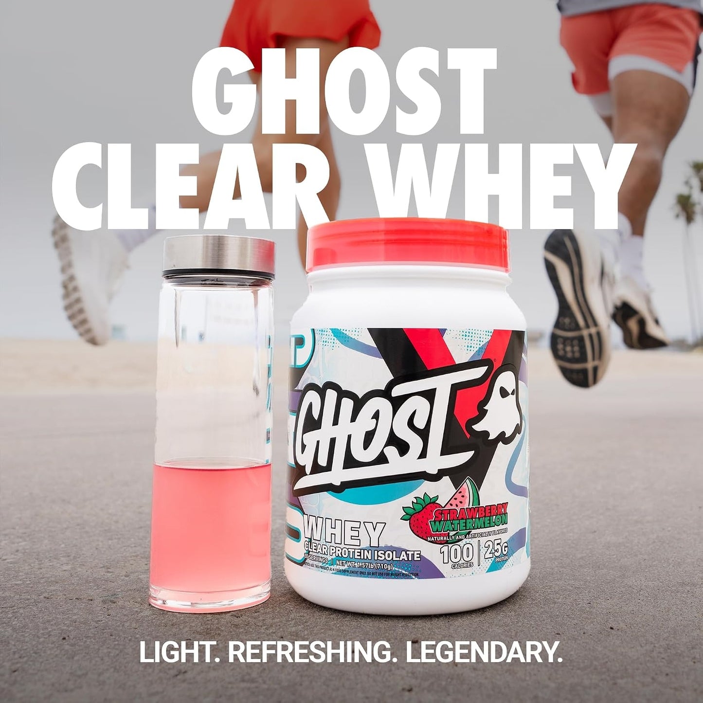 GHOST CLEAR WHEY ISOLATE PROTEIN POWDER 1.4LB