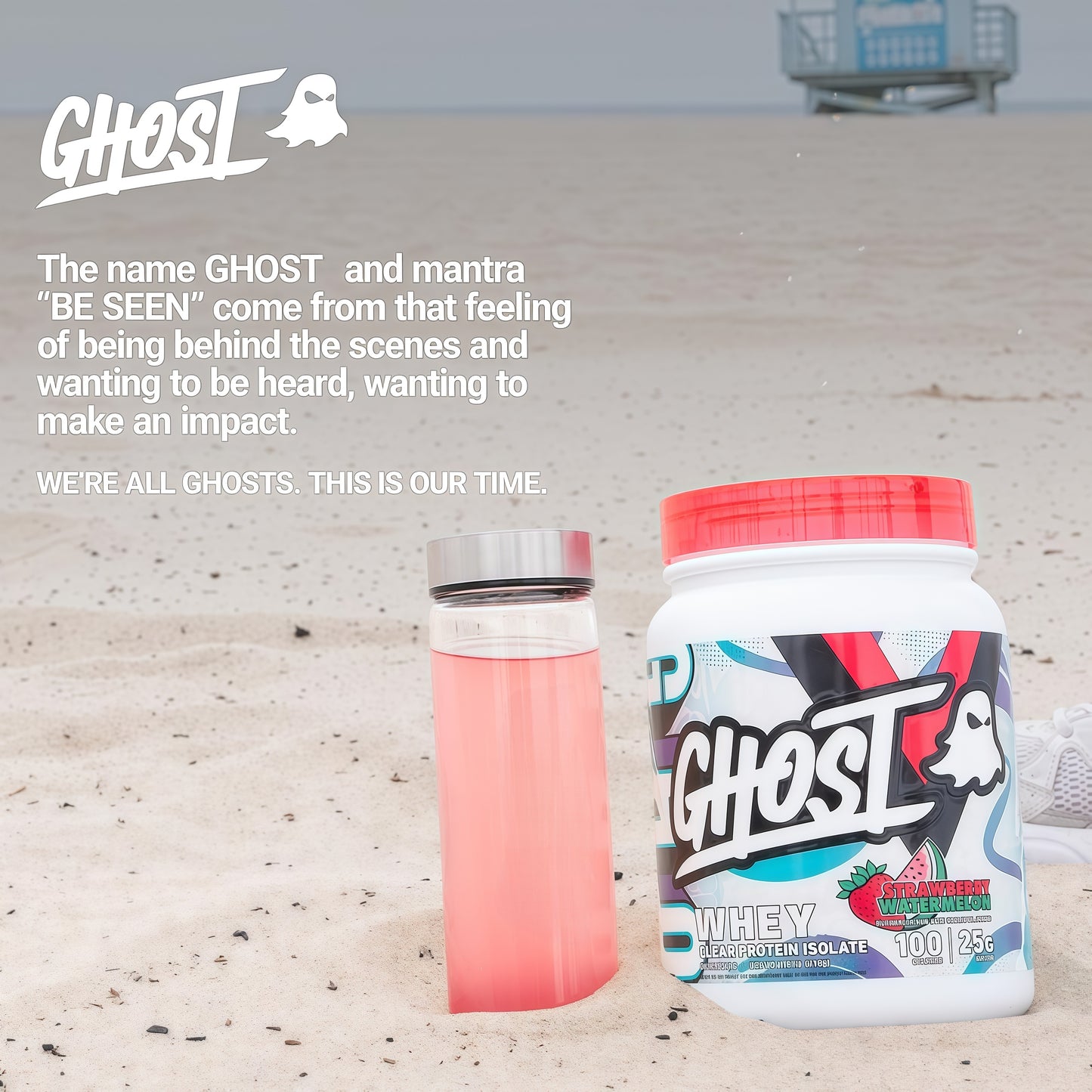 GHOST CLEAR WHEY ISOLATE PROTEIN POWDER 1.4LB