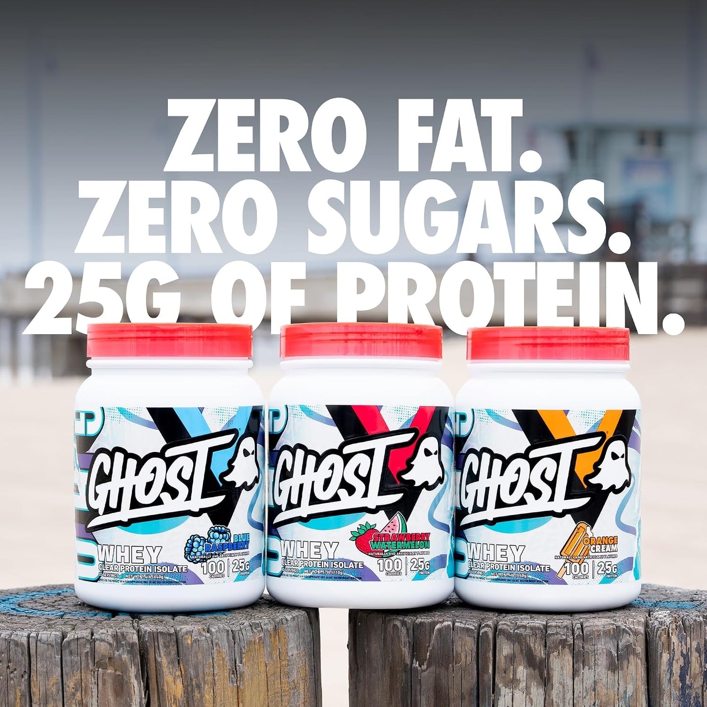 GHOST CLEAR WHEY ISOLATE PROTEIN POWDER 1.4LB
